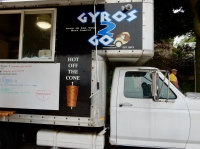 Gyros 2 Go. First wheeled gyros sandwich I've seen. Sheboygan, Wisconsin