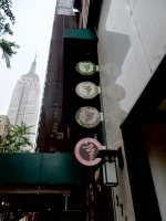 Otto Doner House, New York. Sadly, the place is listed as permanently closed despite the ultra-modern artwork and view of the Empire State Building
