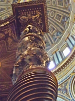 Baldacchino detail, St. Peter's