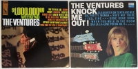 Million-Dollar Weekend and  Knock Me Out!  album covers, The Ventures