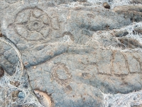 Circle in star in circle, the Waikoloa petroglyphs