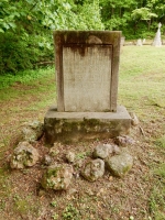 A memorial to Wickham relations buried elsewhere.