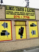 Illinois Starter and Electric, 47th Street and Western Avenue-Roadside Art