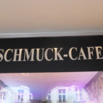 Schmuck-Cafe. Kramgasse, Bern, Switzerland. Where you relax after shopping at the Jerk Store