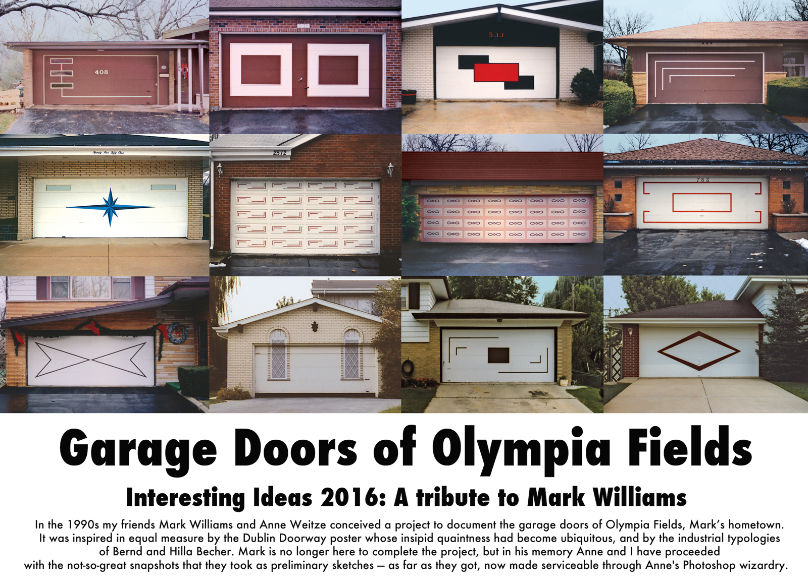 Garage Doors of Olympia Fields calendar