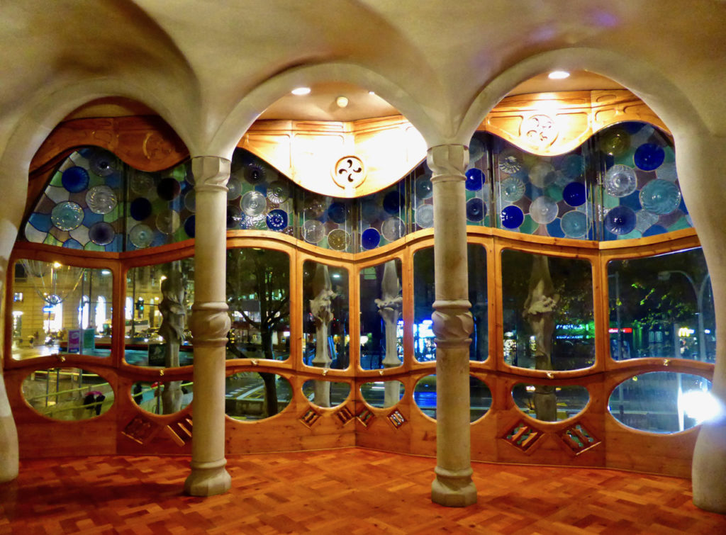 The main room, overlooking Passeig de Gràcia, Casa Batlló, Barcelona