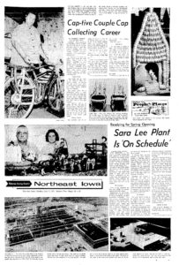 Woolsey feature, Waterloo Daily Courier July 11, 1971