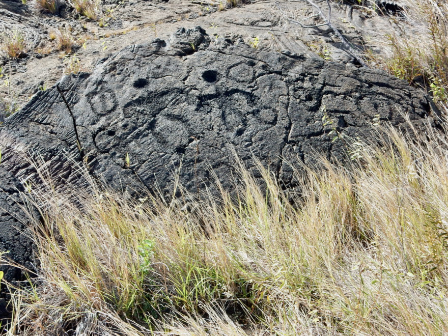 Pu`u Loa petroglyphs, ?Hawai‘i Volcanoes National Park?