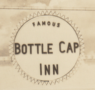 Sign for the Bottle Cap Inn
