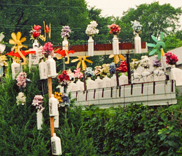 Whirligig garden, Highway 51, north of Cairo, Illinois, 1990