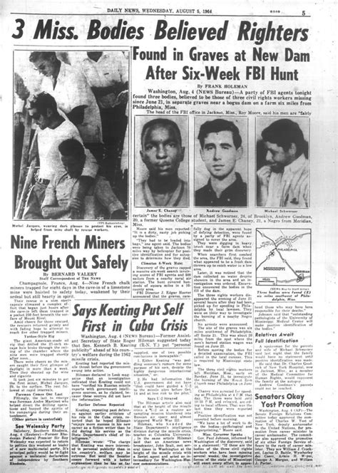 New York Daily News, Page 5, August 5, 1964